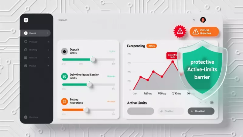 Tableau de bord des limites de jeu et contrôles